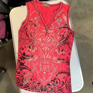 Pink/Coral Tank Sz Small by Blue Canyon. New without tags. Perfect for summer!